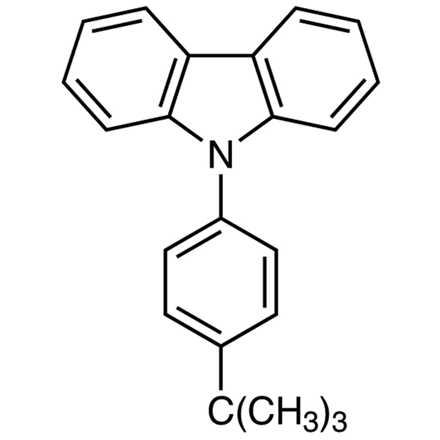 9-[4-(tert-Butyl)phenyl]-9H-carbazole (CAS 57103-13-6) - TCI B5620 - AMI Scientific