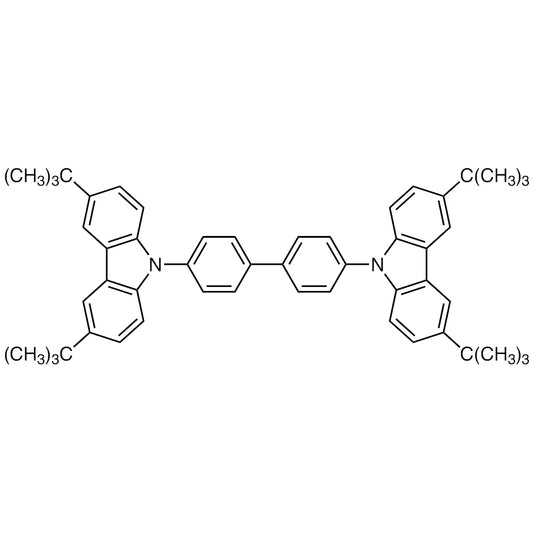 4,4'-Bis(3,6-di-tert-butyl-9H-carbazol-9-yl)-1,1'-biphenyl (CAS 838862-47-8) - TCI B5675 - AMI Scientific