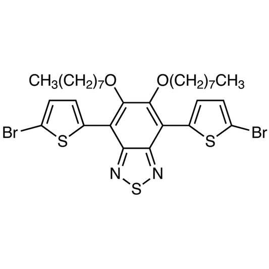 TCI B5753-200MG 1192352-10-5 4,7-Bis(5-bromothiophen-2-yl)-5,6-bis(n-octyloxy)-2,1,3-benzothiadiazole