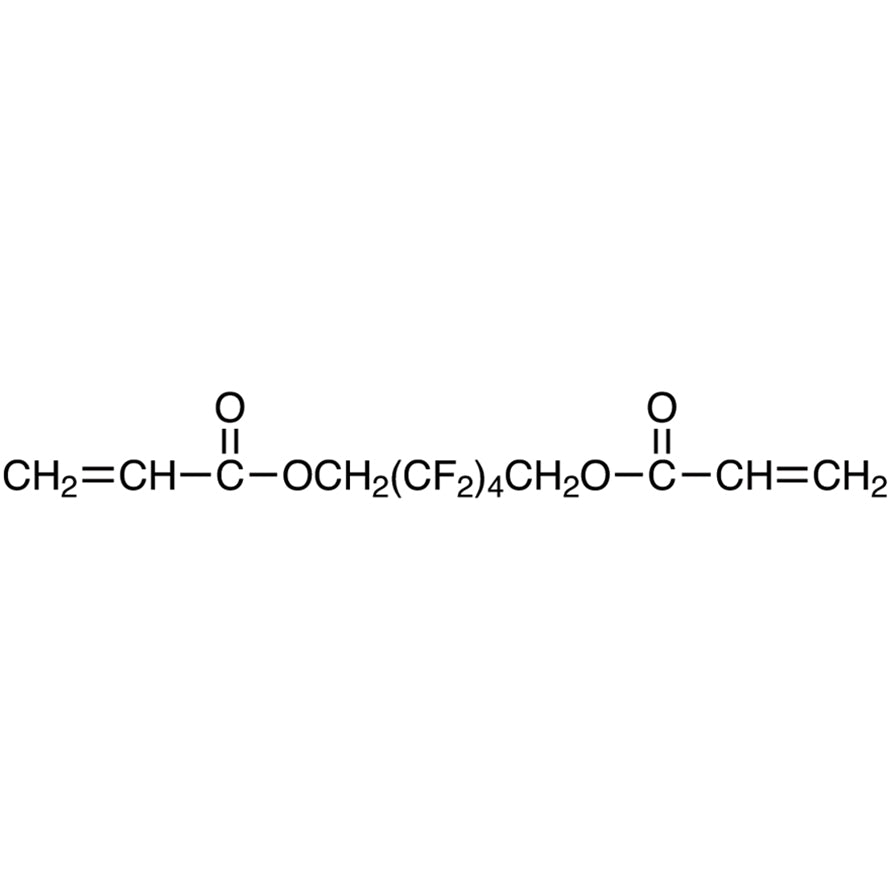 TCI B5785-1G 2264-01-9 1,6-Bis(akriloiloksi)-2,2,3,3,4,4,5,5-oktafluoroheksana (distabilkan dengan 4-Hidroksi-TEMPO)