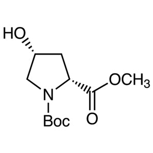 N-(tert-Butoxycarbonyl)-cis-4-hydroxy-D-proline Methyl Ester (CAS 114676-69-6) - TCI B5857 - AMI Scientific