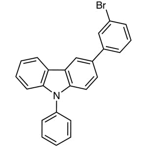 3-(3-Bromophenyl)-9-phenyl-9H-carbazole (CAS 854952-59-3) - TCI B5869 - AMI Scientific