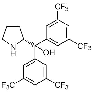 (R)-Bis[3,5-bis(trifluoromethyl)phenyl](pyrrolidin-2-yl)methanol (CAS 948595-00-4) - TCI B5882 - AMI Scientific