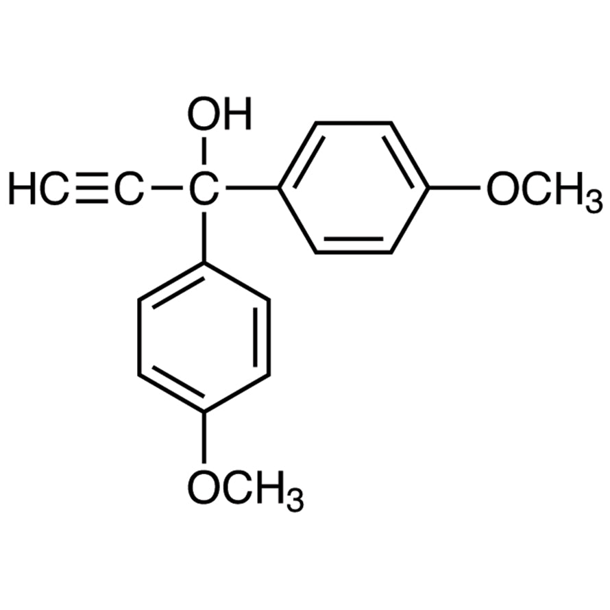 TCI B5946-5G 101597-25-5 1,1-Bis(4-methoxyphenyl)prop-2-yn-1-ol