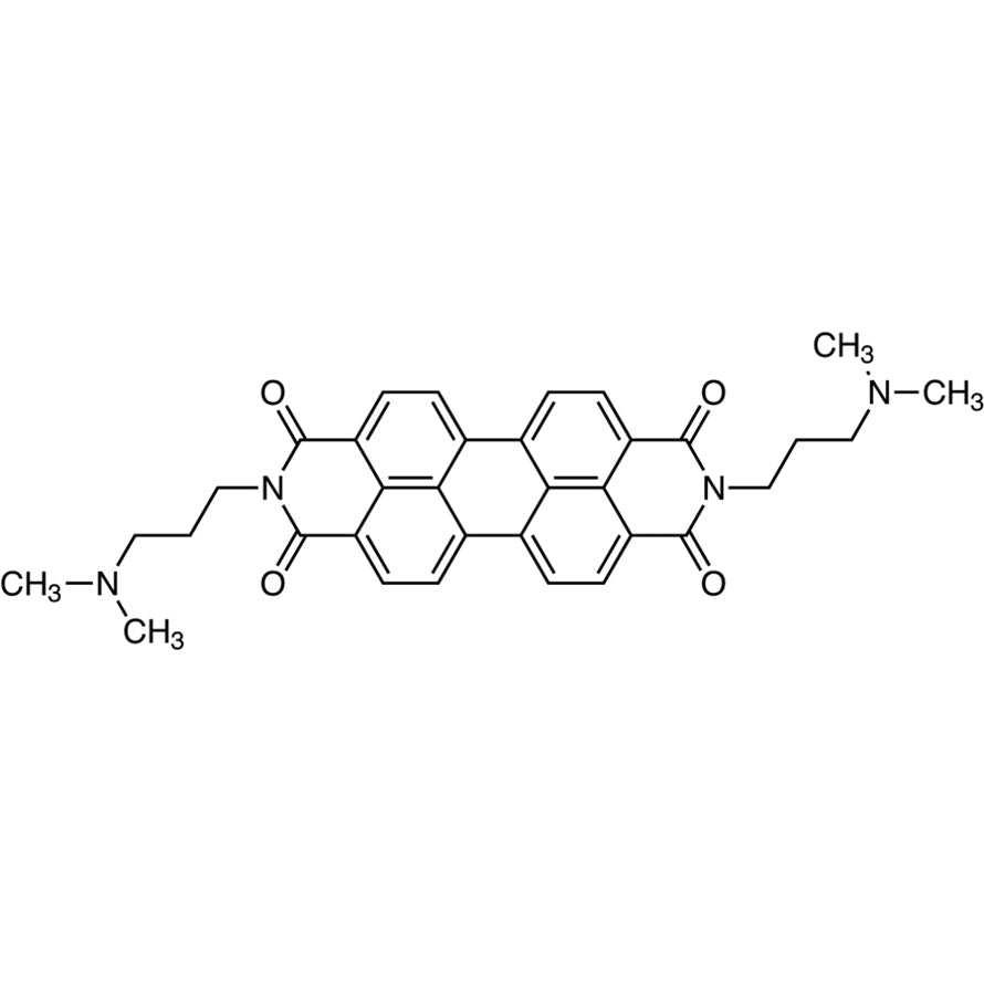 TCI B5954 117901-97-0 N,N'-Bis[3-(dimethylamino)propyl]perylene-3,4,9,10-tetracarboxylic Diimide