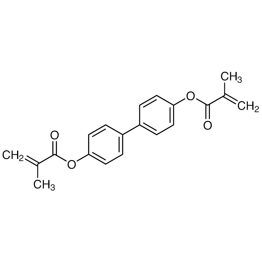 TCI B5961 13082-48-9 Biphenyl-4,4'-diyl Bis(2-methylacrylate)