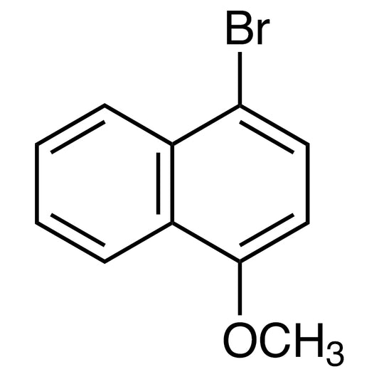 TCI B6147 5467-58-3 1-Bromo-4-methoxynaphthalene — struktur kimia