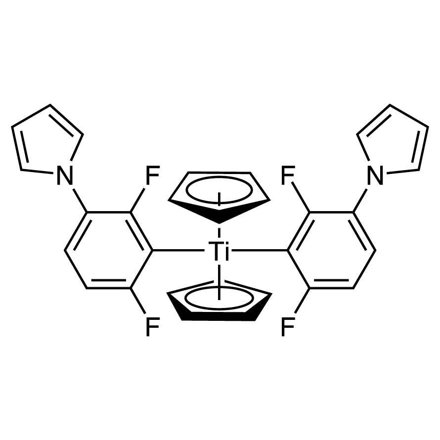 TCI B6168 125051-32-3 Bis[2,6-difluoro-3-(1H-pyrrol-1-yl)phenyl]titanocene