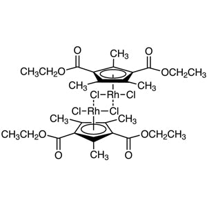 [1,3-Bis(ethoxycarbonyl)-2,4,5-trimethylcyclopentadien-1-yl]rhodium(III) Dichloride Dimer (CAS 1352745-18-6) - TCI B6169 - AMI Scientific
