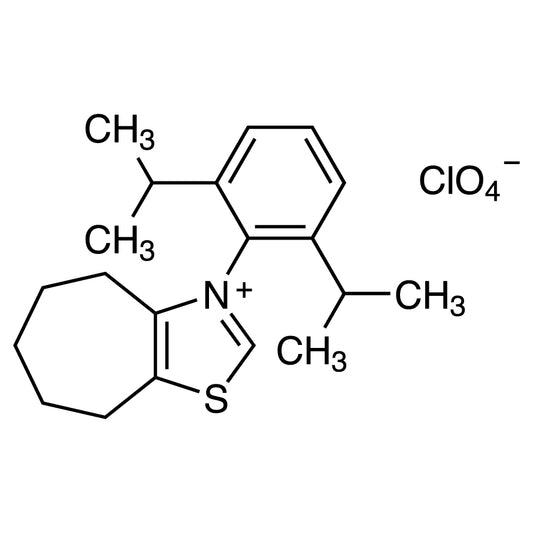 TCI B6281 1062158-66-0 3-[2,6-Bis(1-methylethyl)phenyl]-5,6,7,8-tetrahydro-4H-cycloheptathiazolium Perchlorate