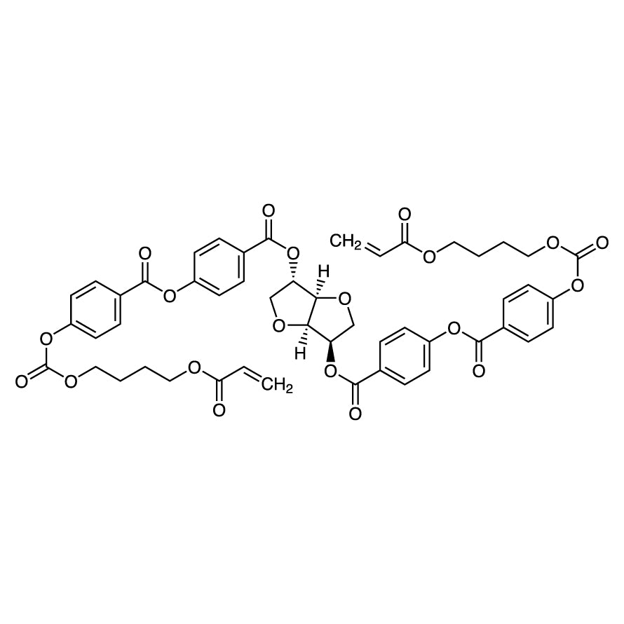 TCI B6483 223572-88-1 2,5-Bis-O-[4-[[4-[[[4-(acryloyloxy)butoxy]carbonyl]oxy]benzoyl]oxy]benzoyl]-1,4:3,6-dianhydro-D-glucitol