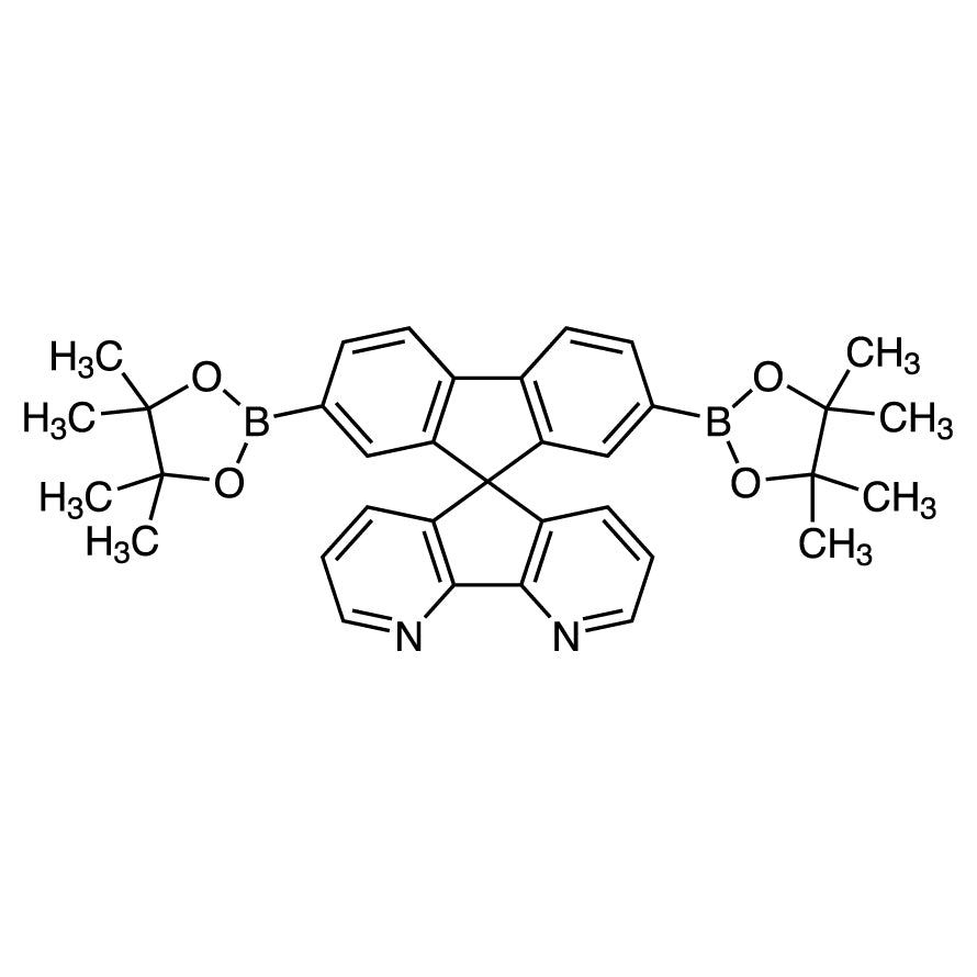 TCI B6552 2763205-15-6 2',7'-Bis(4,4,5,5-tetramethyl-1,3,2-dioxaborolan-2-yl)spiro[cyclopenta[2,1-b:3,4-b']dipyridine-5,9'-fluorene]