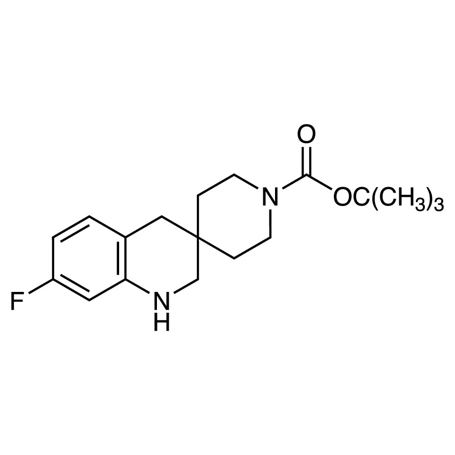 TCI B6776 1402232-83-0 tert-Butil 7'-Fluoro-1',4'-dihidro-2'H-spiro[piperidine-4,3'-quinoline]-1-karboksilat