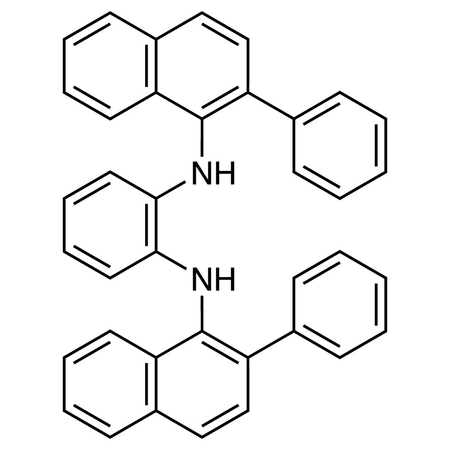 TCI B6801 3035177-77-3 N,N'-Bis(2-phenyl-1-naphthyl)-1,2-benzenediamine