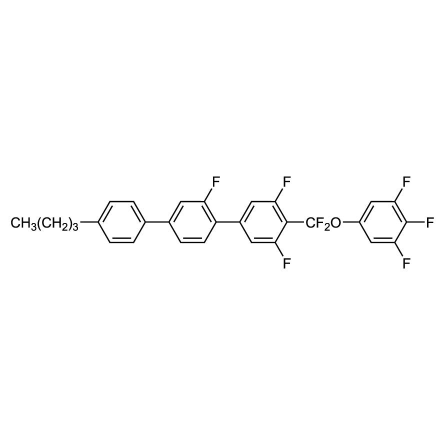 TCI B6867 914087-74-4 4''-Butil-4-[difluoro(3,4,5-trifluorofenoksi)metil]-2',3,5-trifluoro-1,1':4',1''-terfenil