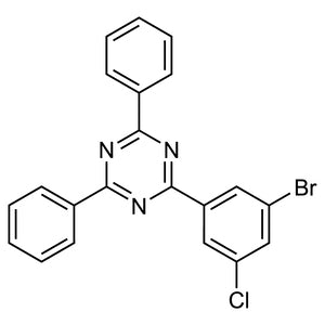 2-(3-Bromo-5-chlorophenyl)-4,6-diphenyl-1,3,5-triazine (CAS 1073062-42-6) - TCI B6948 - AMI Scientific