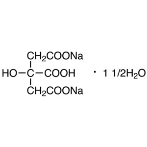 Disodium Citrate Sesquihydrate (CAS 6132-05-4) - TCI C0365 - AMI Scientific