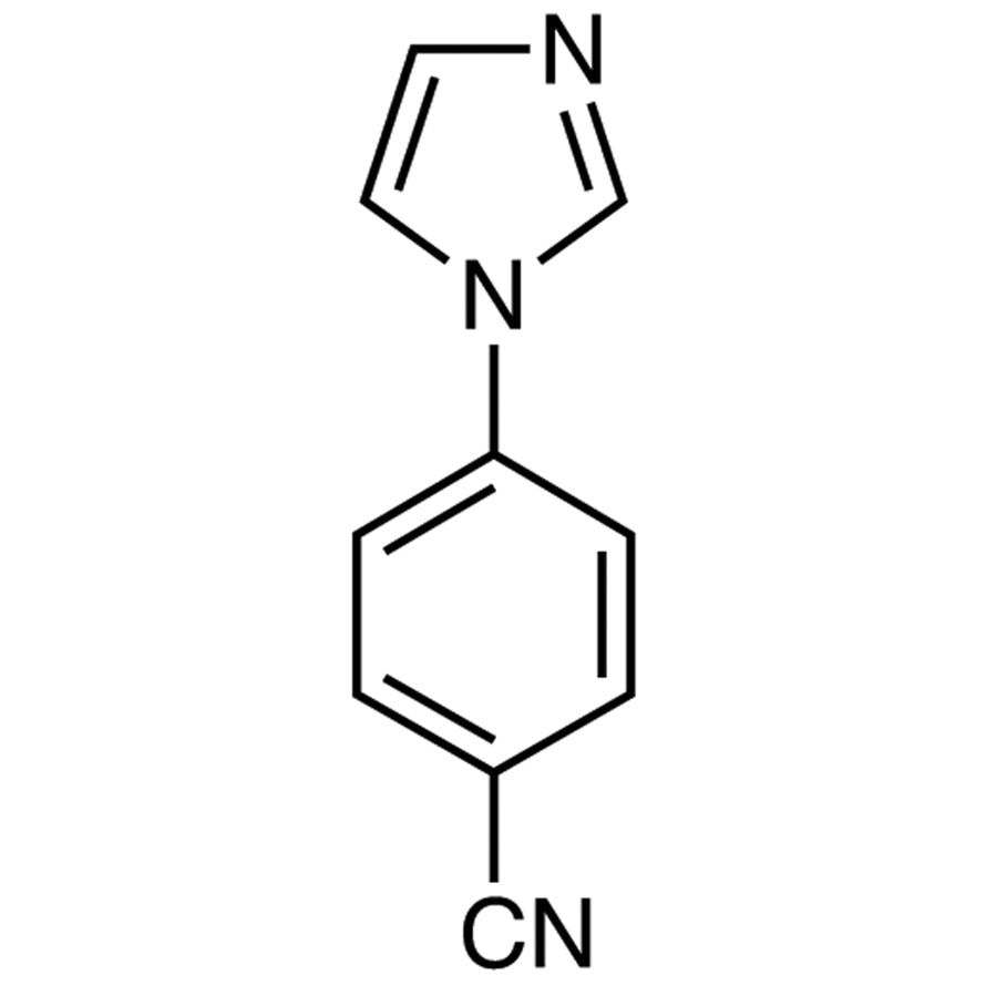 TCI C2045 25372-03-6 1-(4-Cyanophenyl)imidazole — struktur kimia