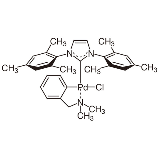 TCI C2347 1058661-78-1 Chloro[(1,3-dimesitylimidazol-2-ylidene)(N,N-dimethylbenzylamine)palladium(II)]
