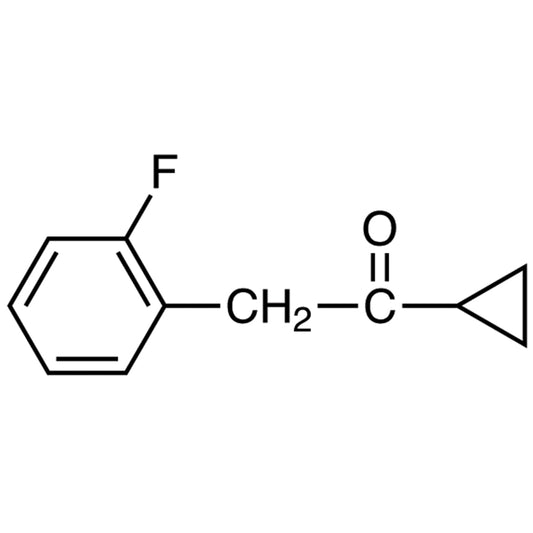 TCI C2710 150322-73-9 Cyclopropyl 2-Fluorobenzyl Ketone — struktur kimia