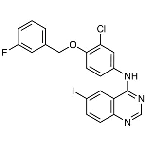 TCI C2965 231278-20-9 4-[3-Chloro-4-(3-fluorobenzyloxy)phenylamino]-6-iodoquinazoline