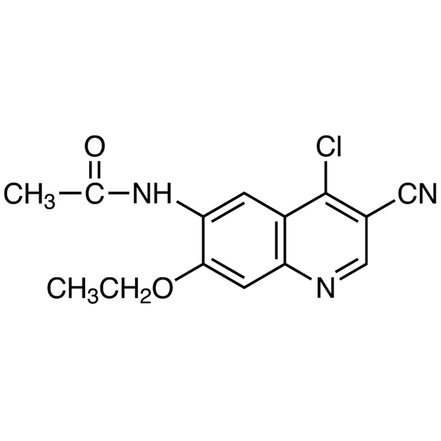 TCI C3315 848133-76-6 N-(4-Chloro-3-cyano-7-ethoxy-6-quinolinyl)acetamide