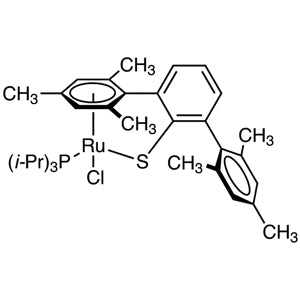 TCI C3327 1621182-04-4 Chloro[(1,2,3,4,5,6-eta)-2,2'',4,4'',6,6''-hexamethyl[1,1':3',1''-terphenyl]-2'-thiolato-kappaS][triisopropylphosphine-kappaP]ruthenium(II)
