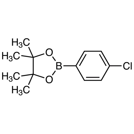TCI C3500 195062-61-4 2-(4-Chlorophenyl)-4,4,5,5-tetramethyl-1,3,2-dioxaborolane — struktur kimia