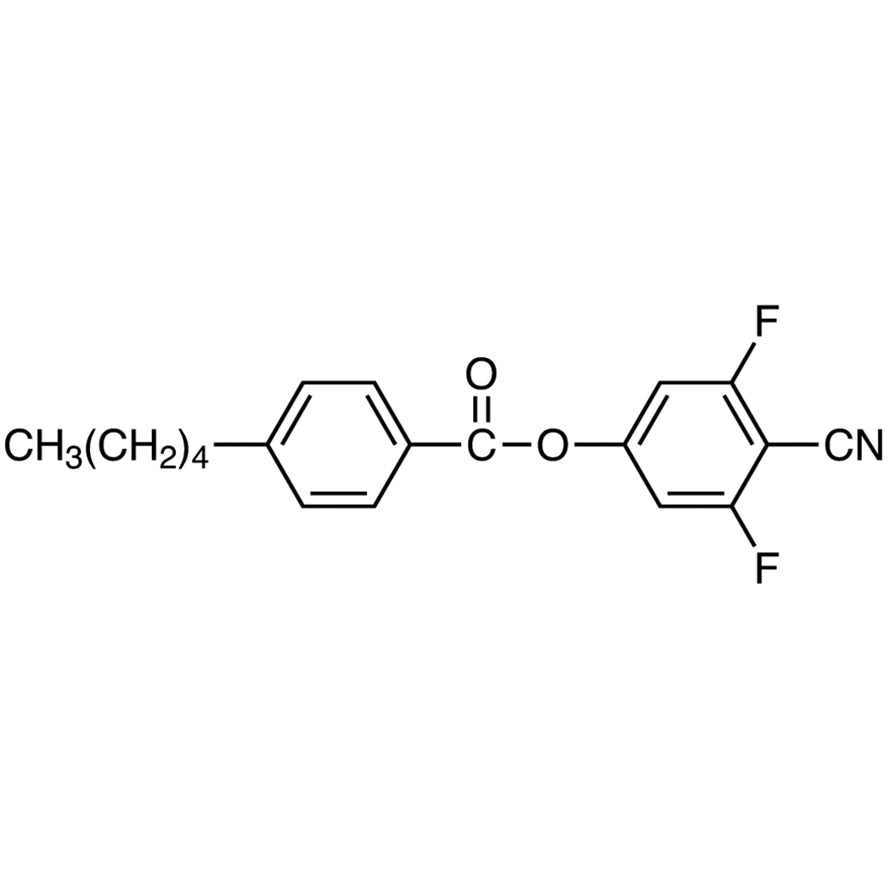 TCI C3512 123843-69-6 4-Siano-3,5-difluorofenil 4-Pentilbenzoat