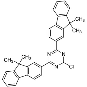 TCI C3543 1459162-69-6 2-Kloro-4,6-bis(9,9-dimetil-9H-fluoren-2-il)-1,3,5-triazina