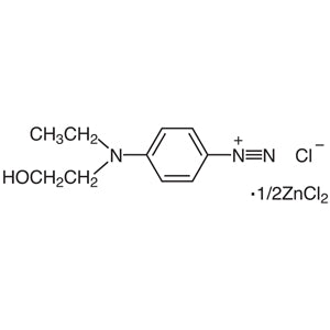 TCI D0142 13532-96-2 4-Diazo-N-ethyl-N-(2-hydroxyethyl)aniline Chloride Zinc Chloride