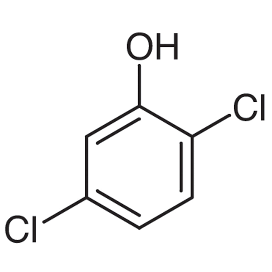 TCI D0393 583-78-8 2,5-Dichlorophenol — struktur kimia