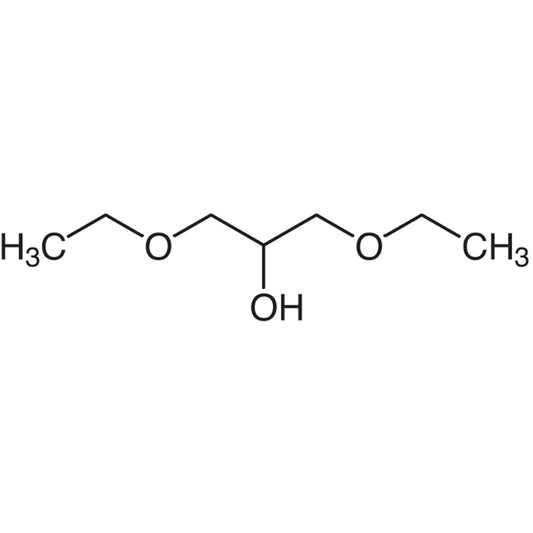 TCI D0460 4043-59-8 1,3-Diethoxy-2-propanol — struktur kimia