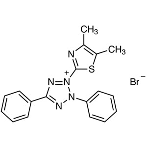 TCI D0801 298-93-1 3-(4,5-Dimetil-2-tiazolil)-2,5-difeniltetrazolium Bromida