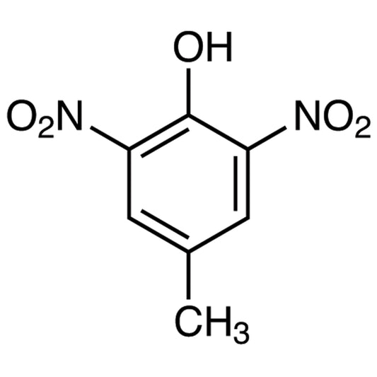 2,6-Dinitro-p-cresol (wetted with ca. 20% Water) (unit weight on dry weight basis) (CAS 609-93-8) - TCI D2166 - AMI Scientific