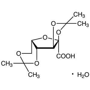 (-)-2,3:4,6-Di-O-isopropylidene-2-keto-L-gulonic Acid Monohydrate (CAS 68539-16-2) - TCI D2191 - AMI Scientific