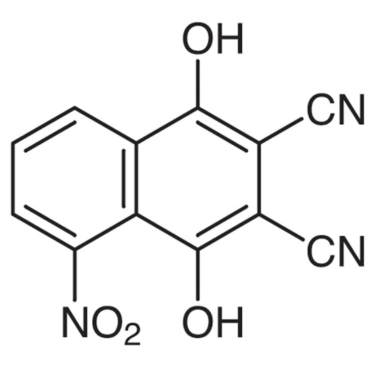2,3-Dicyano-1,4-dihydroxy-5-nitronaphthalene (CAS 4655-62-3) - TCI D2434 - AMI Scientific
