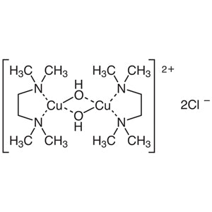 Di-mu-hydroxo-bis[(N,N,N',N'-tetramethylethylenediamine)copper(II)] Chloride (CAS 30698-64-7) - TCI D2542 - AMI Scientific