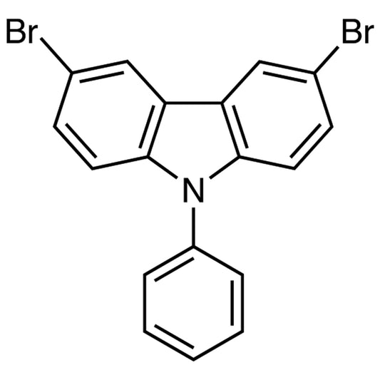 3,6-Dibromo-9-phenylcarbazole (CAS 57103-20-5) - TCI D2981 - AMI Scientific