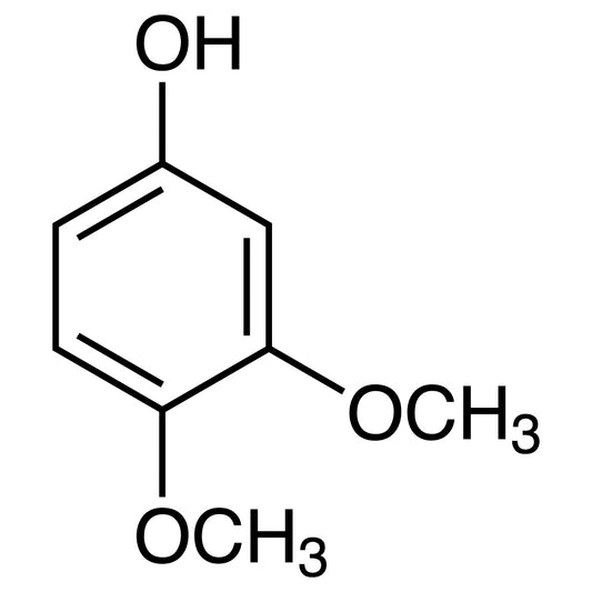 TCI D3221 2033-89-8 3,4-Dimethoxyphenol — struktur kimia