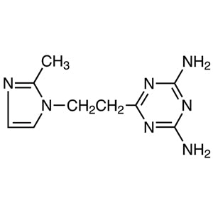 TCI D3238 38668-46-1 2,4-Diamino-6-[2-(2-methyl-1-imidazolyl)ethyl]-1,3,5-triazine