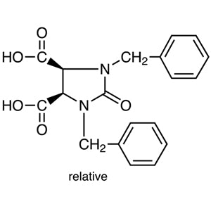 cis-1,3-Dibenzyl-2-oxo-4,5-imidazolidinedicarboxylic Acid (CAS 51591-75-4) - TCI D3309 - AMI Scientific