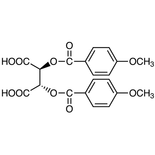 (+)-Di-p-anisoyl-D-tartaric Acid (CAS 191605-10-4) - TCI D3490 - AMI Scientific