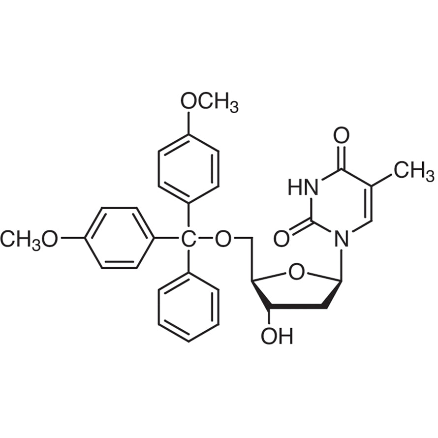 TCI D3566 40615-39-2 5'-O-(4,4'-Dimethoxytrityl)thymidine