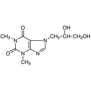 7-(2,3-Dihydroxypropyl)theophylline (CAS 479-18-5) - TCI D3600 - AMI Scientific