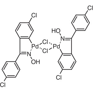 TCI D3806 287410-78-0 Di-mu-chlorobis[5-chloro-2-[(4-klorofenil)(hidroksiimino)metil]fenil]paladium(II) Dimer
