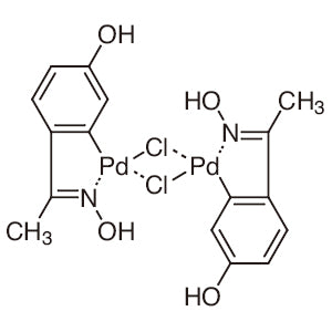 Di-mu-chlorobis[5-hydroxy-2-[1-(hydroxyimino)ethyl]phenyl]palladium(II) Dimer (CAS 419581-64-9) - TCI D3807 - AMI Scientific