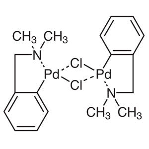 Di-mu-chlorobis[2-[(dimethylamino)methyl]phenyl-C,N]dipalladium(II) (CAS 18987-59-2) - TCI D3847 - AMI Scientific