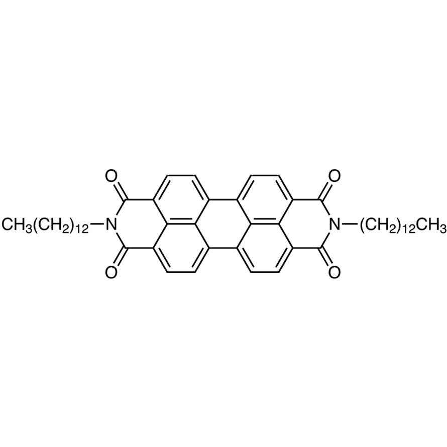 TCI D3947 95689-92-2 N,N'-Ditridecyl-3,4,9,10-perylenetetracarboxylic Diimide