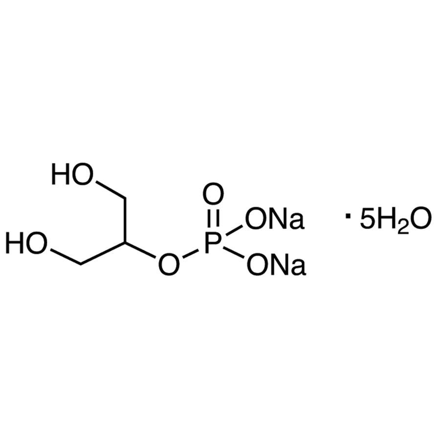 TCI D3964 13408-09-8 Disodium beta-Glycerophosphate Pentahydrate [for Biochemical Research]